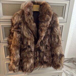 Luxurious Brown Fur Jacket - **REAL FUR**